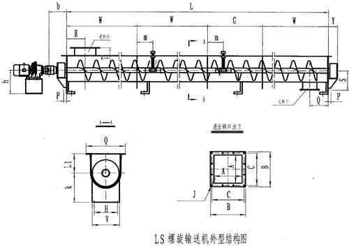 LS型外形尺寸图